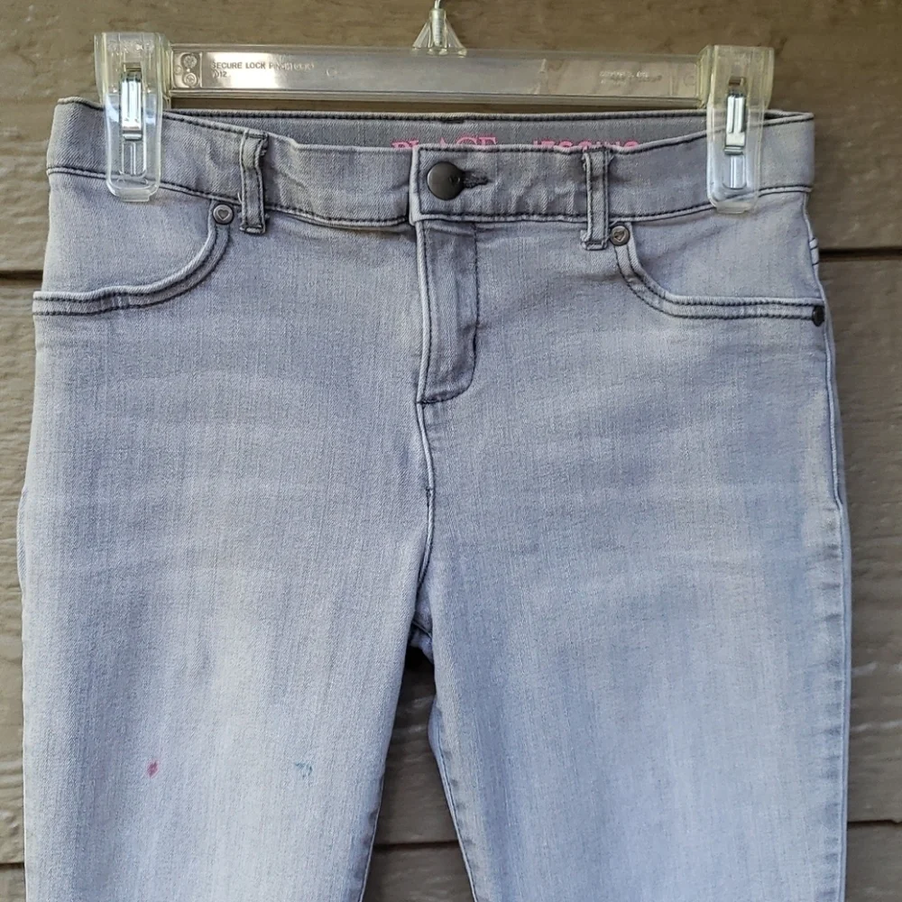 Children's place gray splatter jegging girls 14